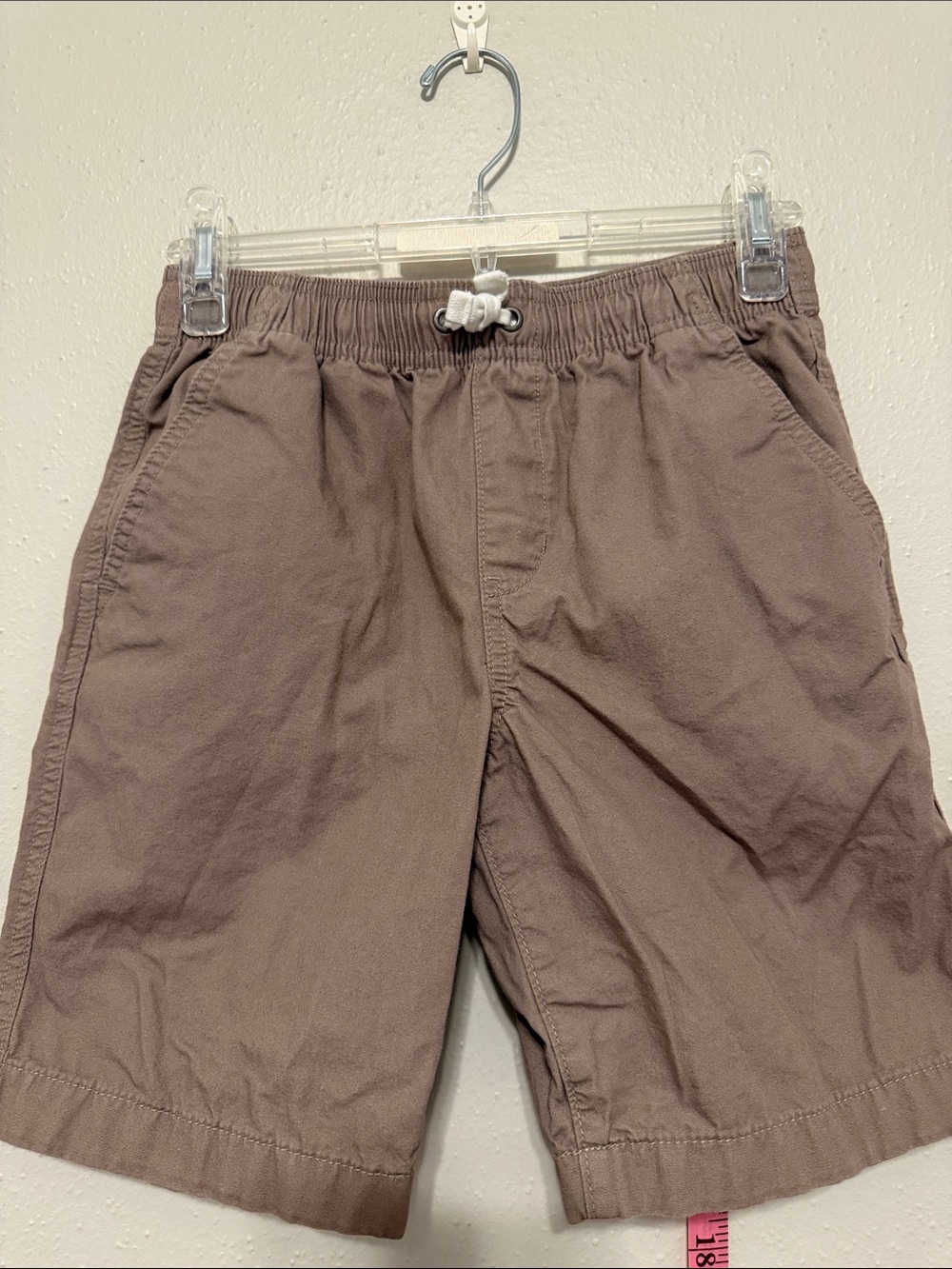Hanna Andersson Brown Elastic-Waist Kids Shorts